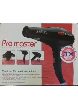 PRO MASTER HAIR DRYER 3600